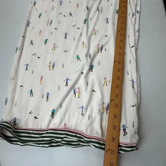 Anthropologie Pajama Pants Womens 3X White Emily Isabella Winter Skater Holiday - Picture 14 of 16